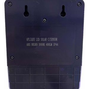 Foco Aplique Solar Con Sensor De Pared Exterior Luz Cálida - Imagen 4