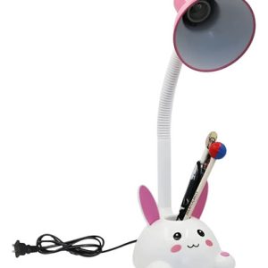 Luminaria Infantil Lámpara Portátil De Mesa Conejo Flexible - Imagen 4
