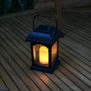 Farol Solar Led Jardín Para Exterior Simula Vela Luz Calida - Imagen 9