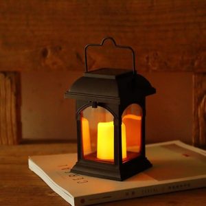 Farol Solar Led Jardín Para Exterior Simula Vela Luz Calida - Imagen 6