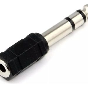 Adaptador Conector Hembra Spica A Macho Plug 1/4 Cable Audio - Imagen 1