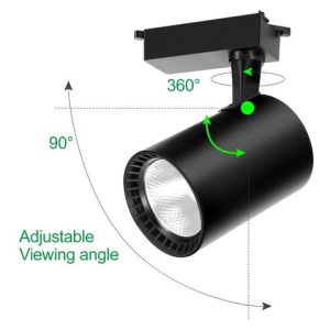 Luminaria Riel 1 Metro Con 3 Spot Led 18w C/u Incluidos - Imagen 5