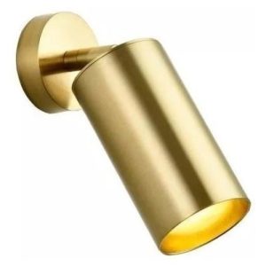 Luminaria Aplique Spot Color Bronce Gu10 Movible - Imagen 3