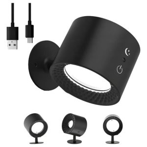 Lampara Luz Led Inalambrica Recargable Mesa Pared Magnética - Imagen 2