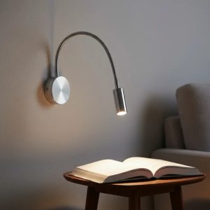 Aplique Portatil Led Flexible Lectura Dormitorio Metalizada - Imagen 2