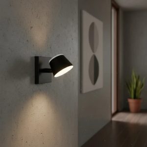 Luminaria Spot Una Luz Doble Led Aplique Pared Baño Movible - Imagen 4