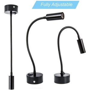 Luminaria De Pared Portatil Led Flexible Lectura Dormitorio - Imagen 11