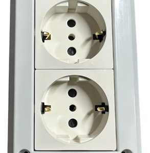 Caja Exterior Con 2 Toma Schucko 16a Pared - Imagen 1