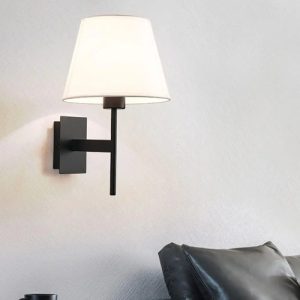 Portátil Luminaria Pared Pantalla Blanca Ideal Dormitorio - Imagen 3