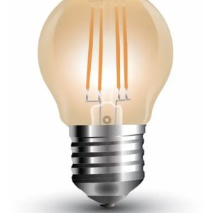 Lámpara Led Gota Filamento Vintage Ámbar E27 G45 - Imagen 1