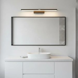 Luminaria Led 12w Aplique Pared Negro Baño Espejo O Cuadro - Imagen 4