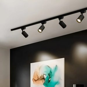 Luminaria Riel 1 Metro Con 4 Spot Led Incluidos Bello - Imagen 1