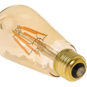 Lámpara Led 10w Ámbar Multifilamento Vintage Edison E27 St64 - Imagen 2
