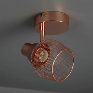 Aplique Spot Rejilla Para Una Lámpara E14 Color Cobre - Imagen 3