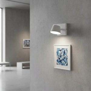 Luminaria Spot Una Luz Doble Led Aplique Pared Baño Movible - Imagen 2