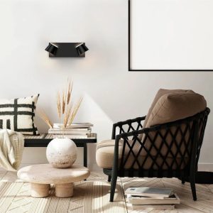 Luminaria Spot 2 Luces Doble Led Aplique Pared Baño Movible - Imagen 5