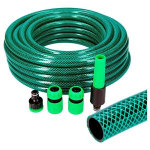 Kit De Manguera Jardin Reforzada 20m Con Accesorios Riego - Imagen 1
