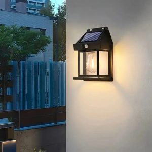 Luminaria Aplique Solar Lampara Pared Exterior Con Sensor - Imagen 3