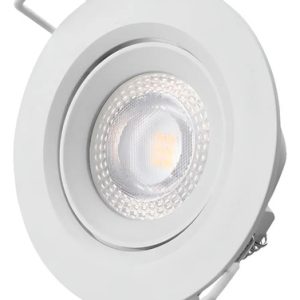 Luminaria Spot Downlight De Embutir 5w Redondo Direccionable - Imagen 5