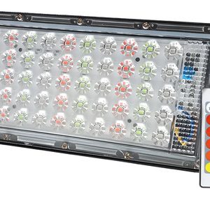 Reflector Led 50w Rgb Varios Colores Control Remoto Ip65