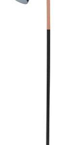 Luminaria Portatil De Pie Madera Y Metal Articulada 170cm - Imagen 1