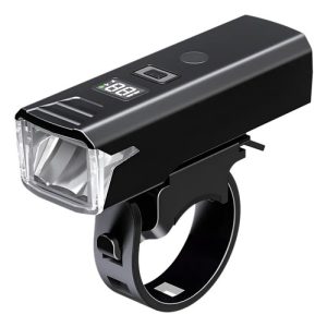 Luz Led Para Bicicleta Recargable Usb Pantalla Largo Alcance