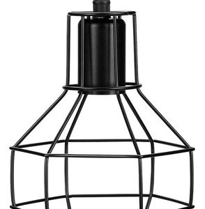 Luminaria Colgante Jaula Negra Vintage Retro Ideal Filamento - Imagen 1