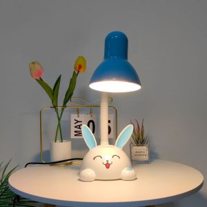 Luminaria Infantil Lámpara Portátil De Mesa Conejo Flexible - Imagen 2