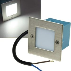 Luminaria Led Embutir Apta Exterior Escalera Muro Pared - Imagen 2