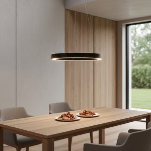 Luminaria Colgante Aro Led 60cm Circular Para Techo - Imagen 3
