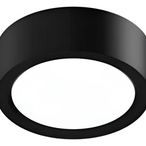 Luminaria Plafon De Techo Panel Led 9w Metal Negro Bello - Imagen 6