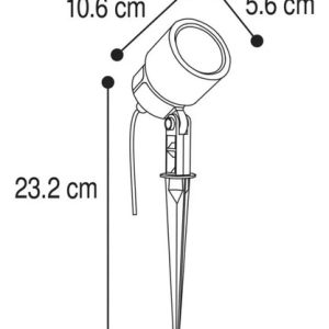 Pincho De Jardin Luz Led 220v Estaca Excelente Luz - Imagen 2