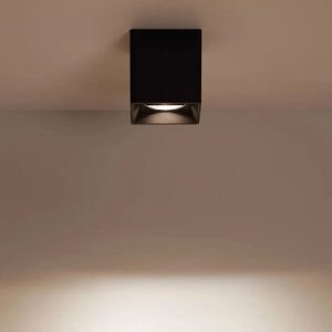 Luminaria Aplique Spot De Techo Gu10 Direccionable Cuadrado - Imagen 3