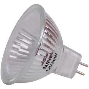 Lampara Dicroica 12v Mr16 6.35 50w Halogena Dimerizable - Imagen 1