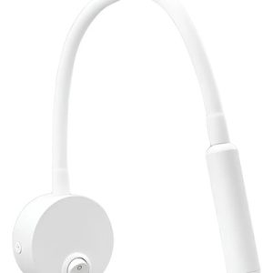 Luminaria Aplique Portatil Negro Led Lectura Dormitorio - Imagen 3