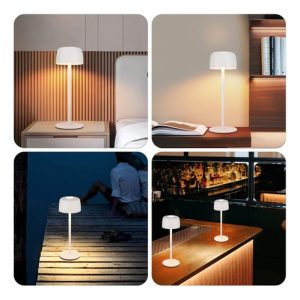 Luminaria Led Recargable Portatil Usb De Mesa Inalambrica - Imagen 3