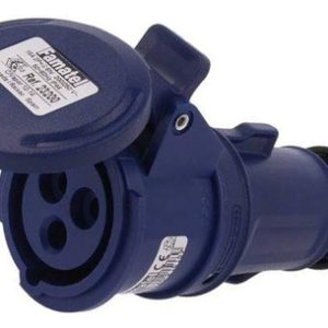 Ficha Hembra Industrial 2p+t 16a Famatel España 23200 - Imagen 2