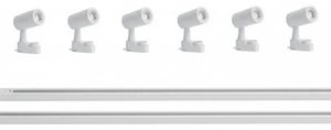 Luminaria Riel 2 Metros Union Y 6 Spot Led Movibles Bello - Imagen 2