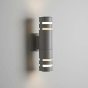 Aplique Bidireccional Metalico Gris Apto Para Exterior - Imagen 4