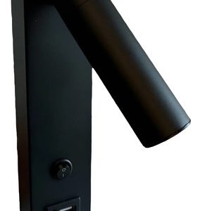 Luminaria Pared Led Con Usb Lectura Dormitorio Portatil - Imagen 8