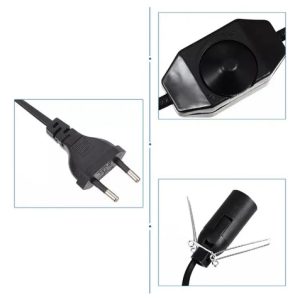 Chicote Cable Con Dimmer Regulador Ideal Lampara Sal - Imagen 2