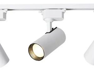 Luminaria Riel 1 Metro Con 3 Spot Led 15w C/u Techo O Pared - Imagen 4