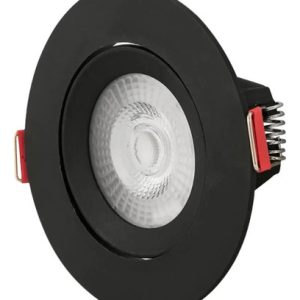 Luminaria Downlight Spot Direccionable Negro 5w Led - Imagen 1
