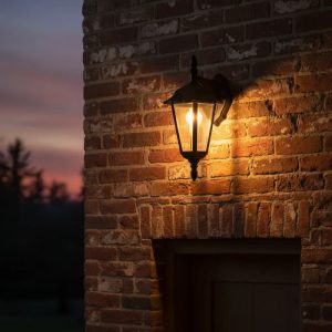 Luminaria Farol Colonial Exterior De Pared 6 Caras - Imagen 4