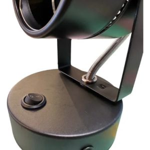 Aplique Spot Pared O Techo Con Interruptor Para Lampara Gu10 - Imagen 3