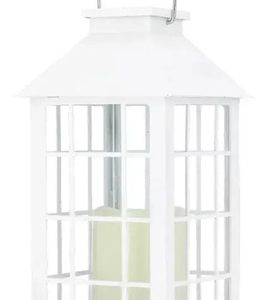 Farol Exterior Fanal Solar Vela Led 30cm Jardin Decoracion - Imagen 1