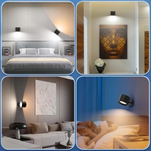 Lampara Luz Led Inalambrica Recargable Mesa Pared Magnética - Imagen 5