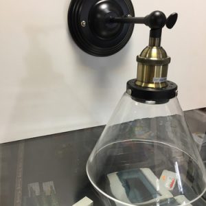 Aplique Vidrio Vintage Retro Para Filamento Edison - Imagen 5