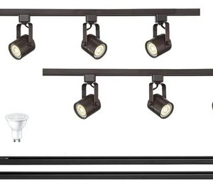 Luminaria Riel 2 Metros Con Unión Y 6 Spot Lampara Led Bello - Imagen 15