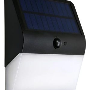 Foco Aplique Solar Con Sensor De Pared Exterior Luz Cálida - Imagen 1